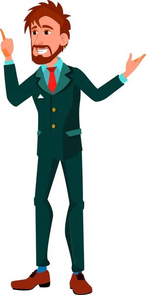 Jefe Negocios Icono Hombre Negocios Categoría Avatar — Vector de stock