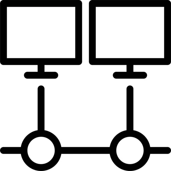 Verbindung Internet Ikone — Stockvektor