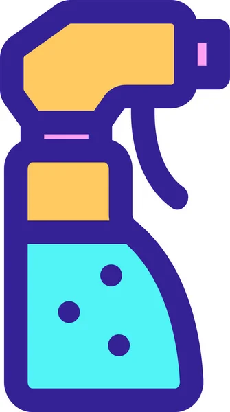 Saubere Reinigungssymbole Der Kategorie Familie Haus — Stockvektor