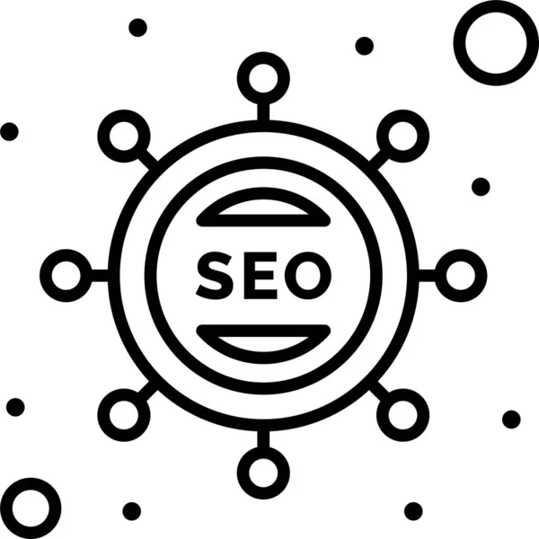 Seo Symbol Für Marketing Optimierung — Stockvektor