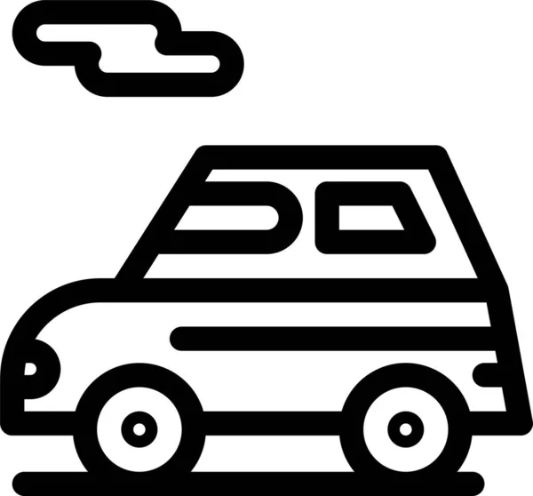 Auto Coche Icono Transporte — Vector de stock