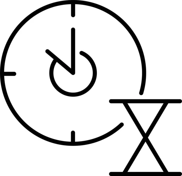 Jahrhundert Uhr Symbol — Stockvektor