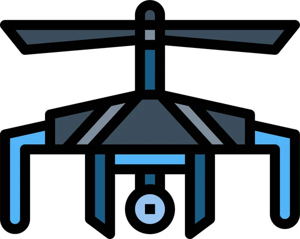 Ikona Wiadomości Drona Aparatu — Wektor stockowy
