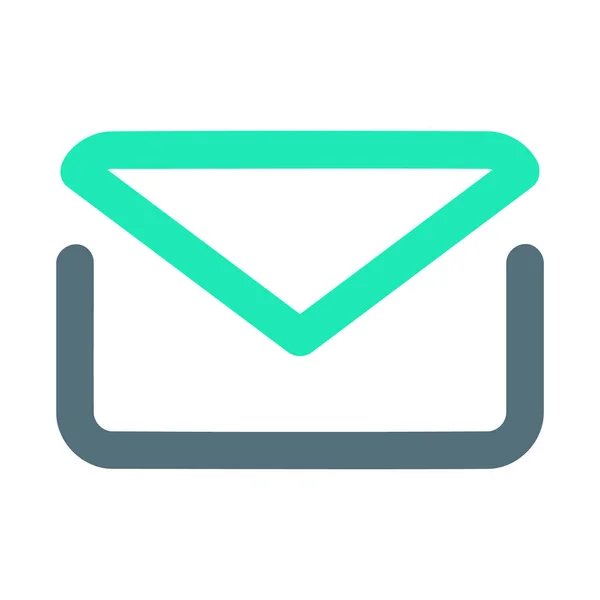 Ícone Mensagem Mail Categoria Ideal Interface Usuário — Vetor de Stock