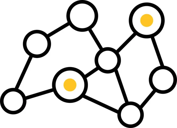 Bio Phylogenetics Dna Icon — Vector de stock