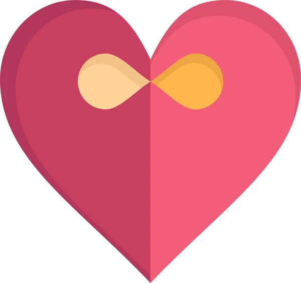 Day Gift Heart Icon — Stock Vector