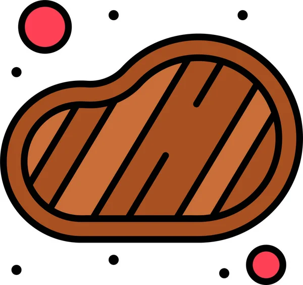 Bbq Food Meat Icon Summer 카테고리 — 스톡 벡터