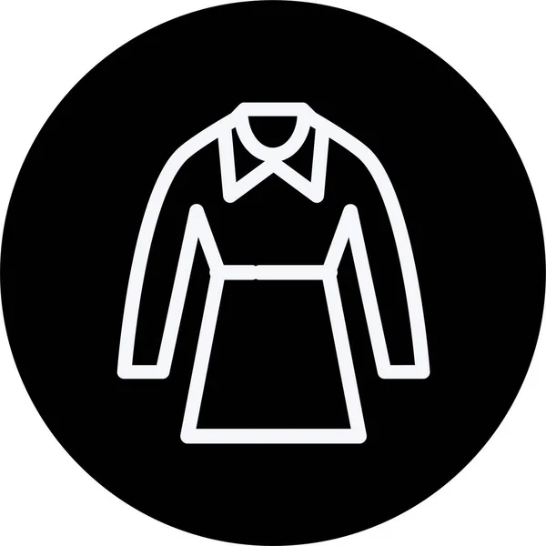 服装造型风格的服装图标 — 图库矢量图片