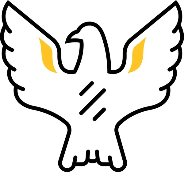 Escudo Armas Águila Icono — Archivo Imágenes Vectoriales