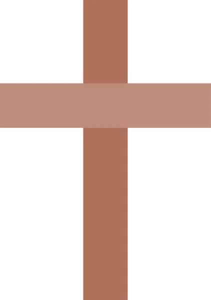 天主教基督派基督徒的扁平图标 — 图库矢量图片