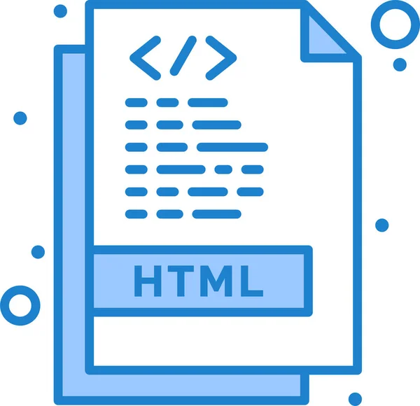 Ícone Codificação Html Página Estilo Esboço Preenchido —  Vetores de Stock