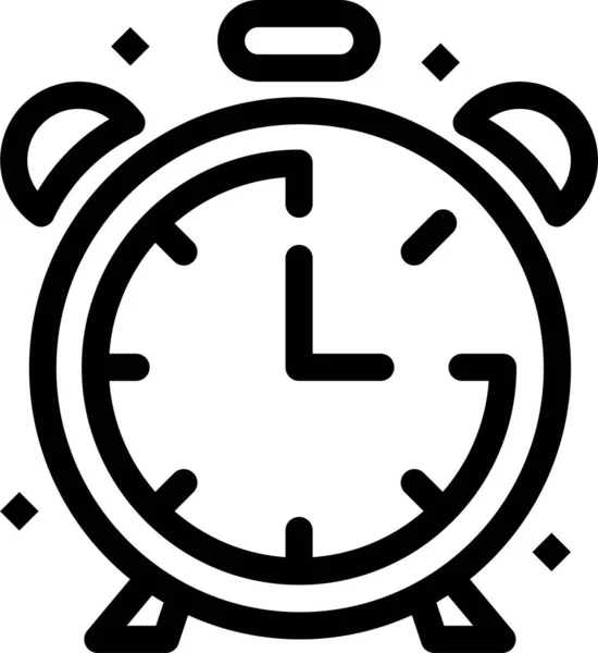 Alarm Clock Education Icon — Stock Vector