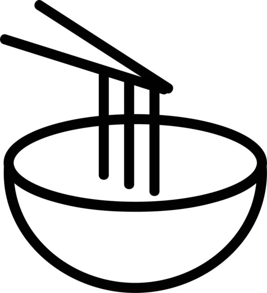 Ikonen För Brödflingor Kategorin Livsmedelsdrycker — Stock vektor