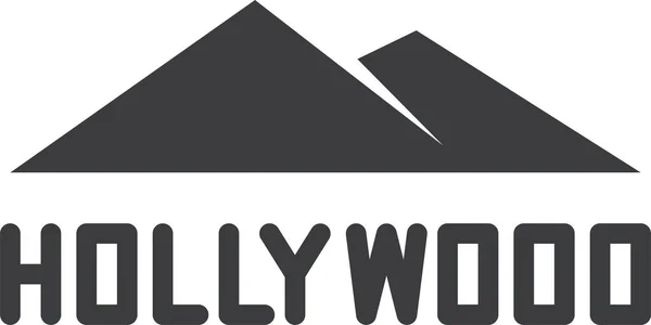 Filmhollywood Ikone Soliden Stil — Stockvektor