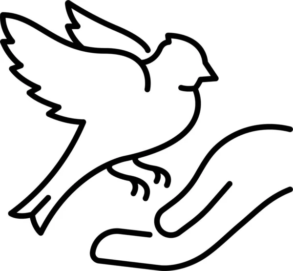 Птичий Сокол — стоковый вектор