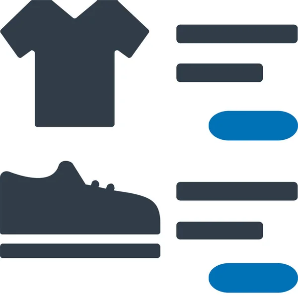 Icono Compras Web Línea — Vector de stock