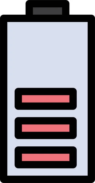 Elektrische Batterie — Stockvektor