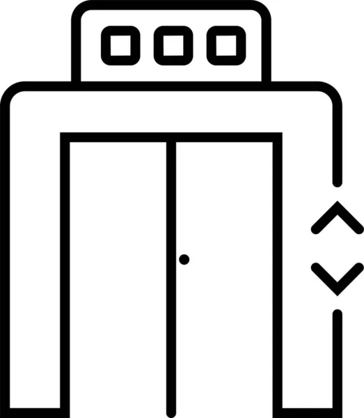 Значок Ліфта Вантажного Ліфта — стоковий вектор