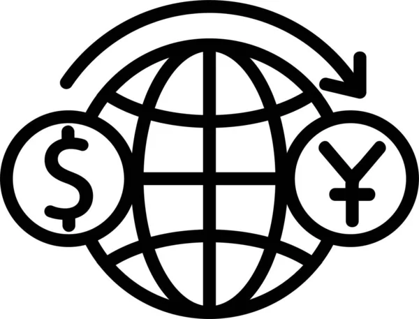 Ikona Financování Směny — Stockový vektor