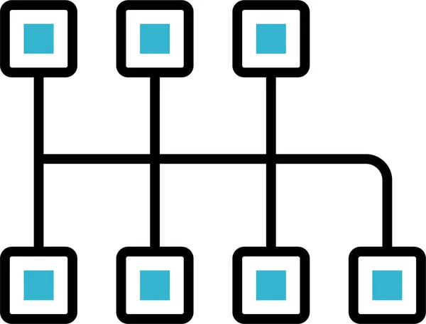 Ikona Převodových Dílů — Stockový vektor