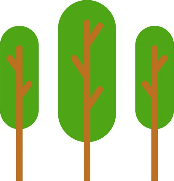 Ecología Ambiente Jardín Icono Estilo Plano — Vector de stock