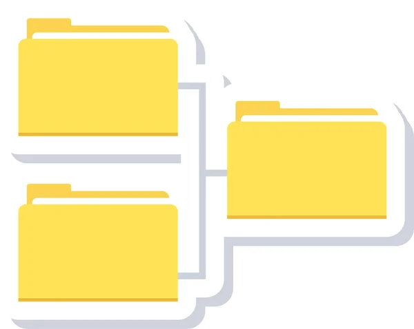 Dateierweiterungssymbol Flachen Stil — Stockvektor