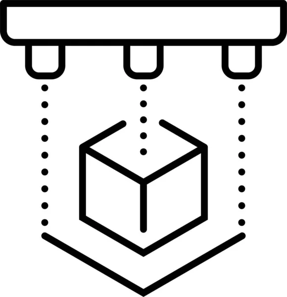 3D工业物体图标 — 图库矢量图片