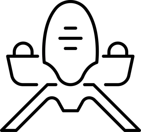 Vuelo Jetpack Icono Reactivo — Vector de stock