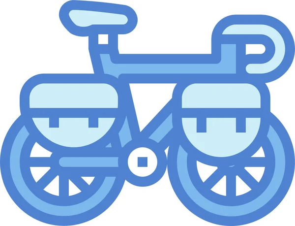 Cyklistické Kolo Ikona — Stockový vektor