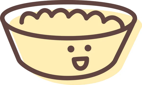 Иконка Сыра Завтрака Стиле Заполненного Контура — стоковый вектор