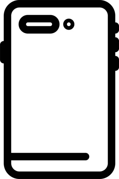 Иконка Мобильной Камеры Компьютерно Аппаратной Категории — стоковый вектор