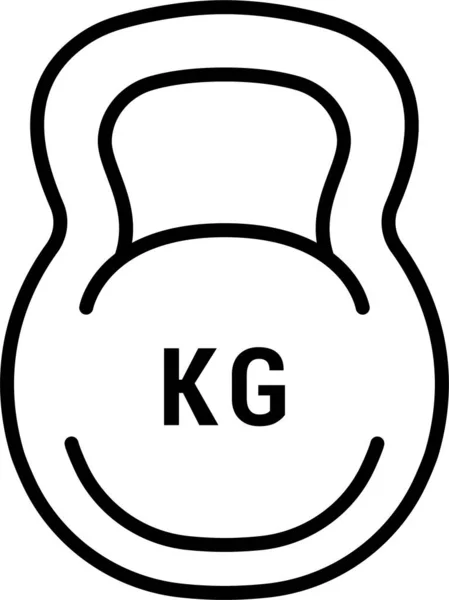 Diabet Kilogramo Icono — Archivo Imágenes Vectoriales