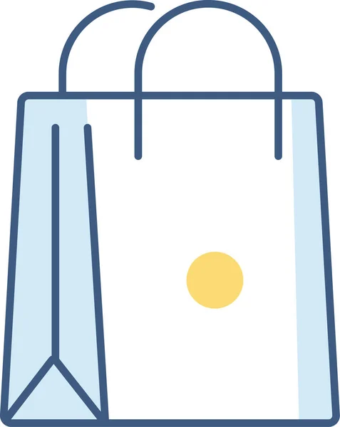 Bolsa Cesta Comprar Icono — Vector de stock