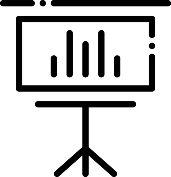 스타일의 그래프 아이콘 — 스톡 벡터