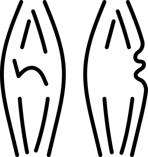 Икона Анатомических Мышц — стоковый вектор
