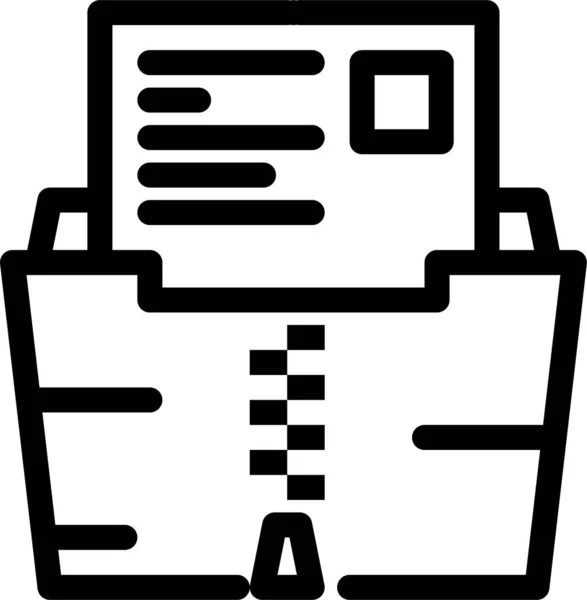 Pictogram Gegevensdocument Gegevensanalyse Databasecategorie — Stockvector