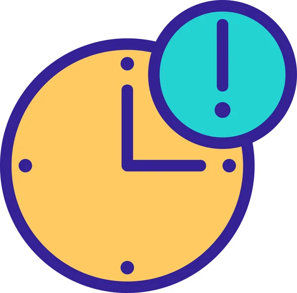 Cloche Horloge Délai Icône Dans Catégorie Signe Symbole — Image vectorielle