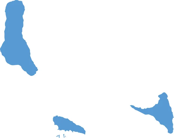 Comoros Mapa Ícone País Estilo Sólido —  Vetores de Stock