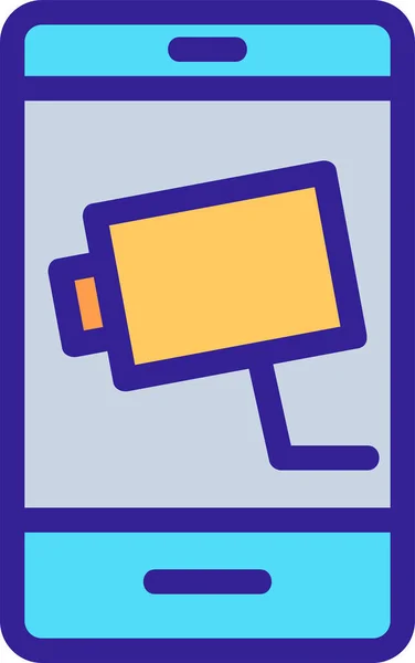 Caméra Cctv Icône Protection Dans Catégorie Ordinateur Internet Sécurité — Image vectorielle