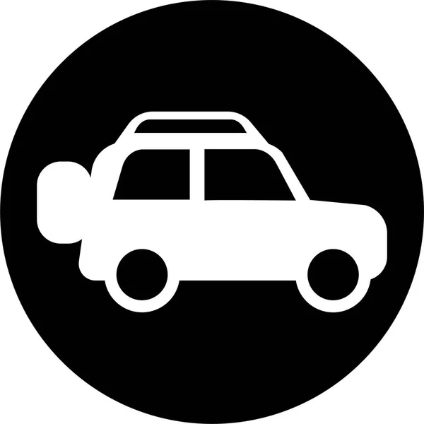 Auto Automatisering Auto Pictogram Solide Stijl — Stockvector