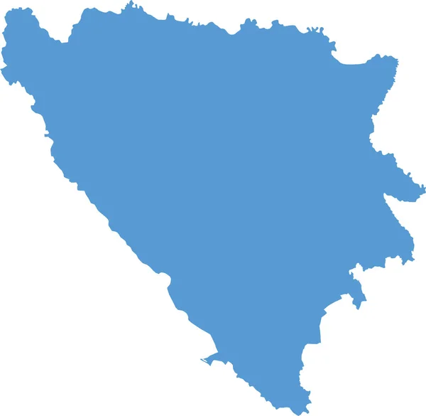 Bosnia Herze Icône Dans Style Solide — Image vectorielle