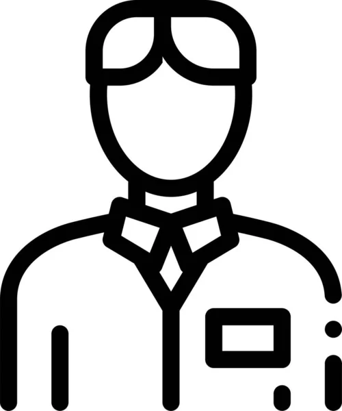 Medizin Neurologie Krankenschwester Symbol — Stockvektor