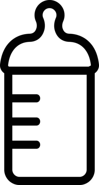 Flasche Latex Kunststoff Symbol — Stockvektor