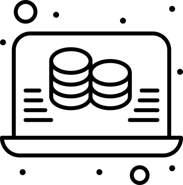 Información Datos Icono Del Informe — Vector de stock