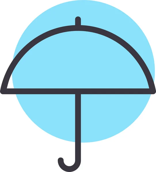 Protection Rain Summer Icon Outline Style — Stock Vector