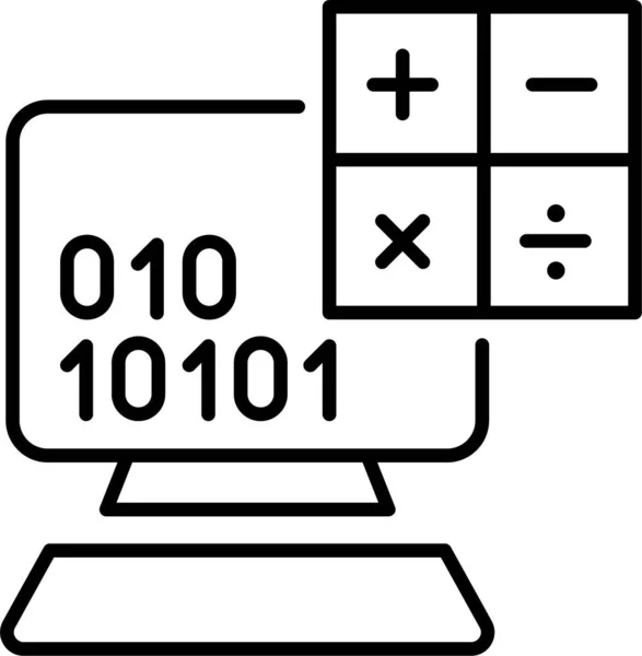 计算日历计算机图标 — 图库矢量图片