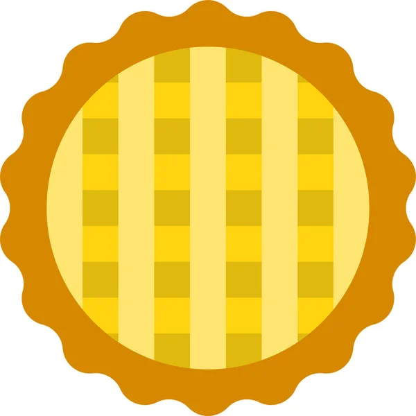 Bakery Pie Sweets Icon — Stock Vector