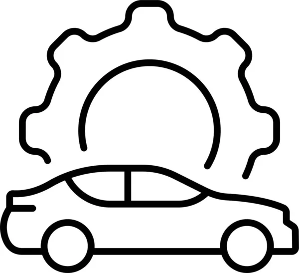 Autopflege Ikone — Stockvektor