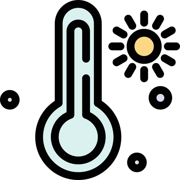 Ikona Teplého Počasí — Stockový vektor