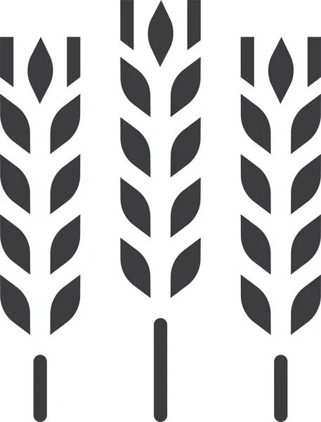 Agricultura Cultivo Alimento Icono Estilo Sólido — Vector de stock